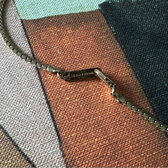 JENNYBIRD Priya Gold Snake Chain Necklace - Picture 7 of 8